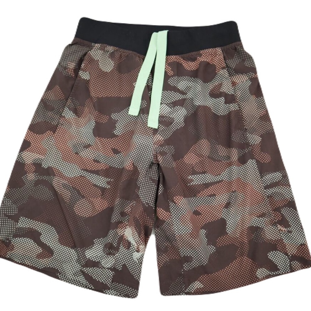 Lululemon Camouflage Orange Shorts for Men